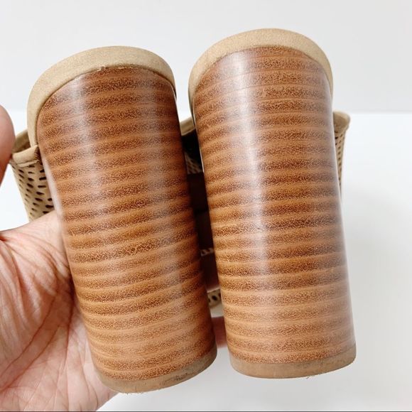 Aldo Thiasa Perforated Mule Heel in Nude - Picture 4 of 7